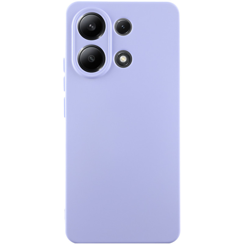 Чехол Silicone Cover Lakshmi Full Camera (A) для Xiaomi Redmi Note 13 4G (Сиреневый / Dasheen)