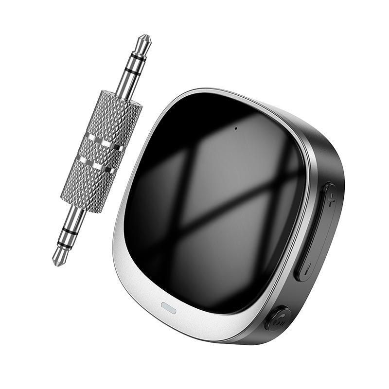 Фото Bluetooth аудио ресивер Hoco E80 Travel (AUX 3.5mm) (Black) на vchehle.ua