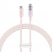 Уценка Дата кабель Baseus Explorer Type-C to Type-C 100W with Smart Temperature Control (1m) (P1031) (Вскрытая упаковка / Baby Pink)