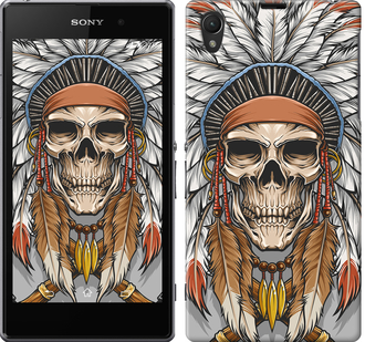 

Чохол Череп індіанця на Sony Xperia Z1 C6902 641135