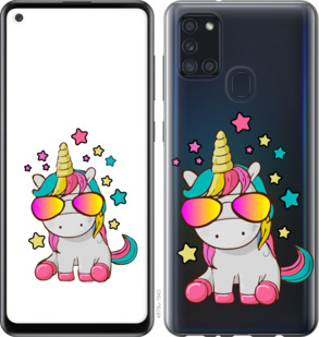 

Чехол Единорог в очках для Samsung Galaxy A21s A217F 932828