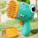 Фото Пистолет для мыльных пузырей Dinosaur Bubble Gun с насадкой на 40 отверстий 50ml (Green) на vchehle.ua