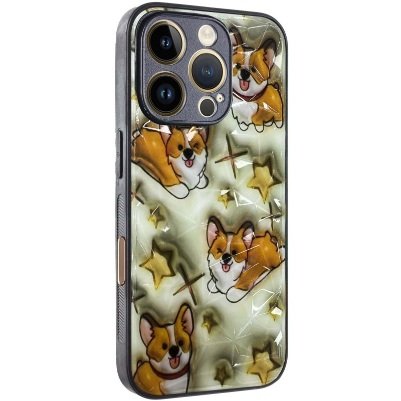 TPU+PC чохол Prisma Plushie на Apple iPhone 16 Pro (6.3") (Corgi)