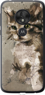 

Чехол Котёнок из пятен и линий для Motorola Moto G7 Play 1391120