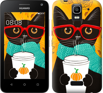 

Чохол Осінній кіт на Huawei Ascend Y3C 639869