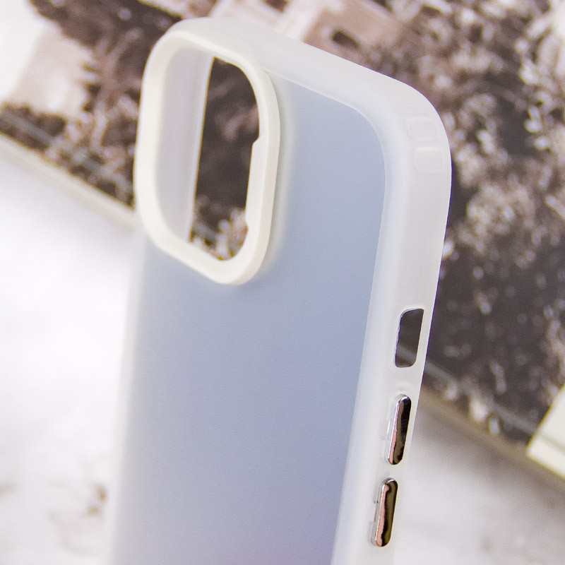 TPU+PC чехол Magic glow with protective edge для Apple iPhone 11 (6.1") (White) в магазине vchehle.ua