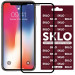 Захисне скло SKLO 3D (full glue) на Apple iPhone 11 Pro / X / XS (5.8")