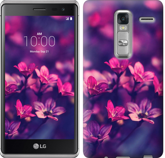 

Чехол Пурпурные цветы для LG H650E Class 176624