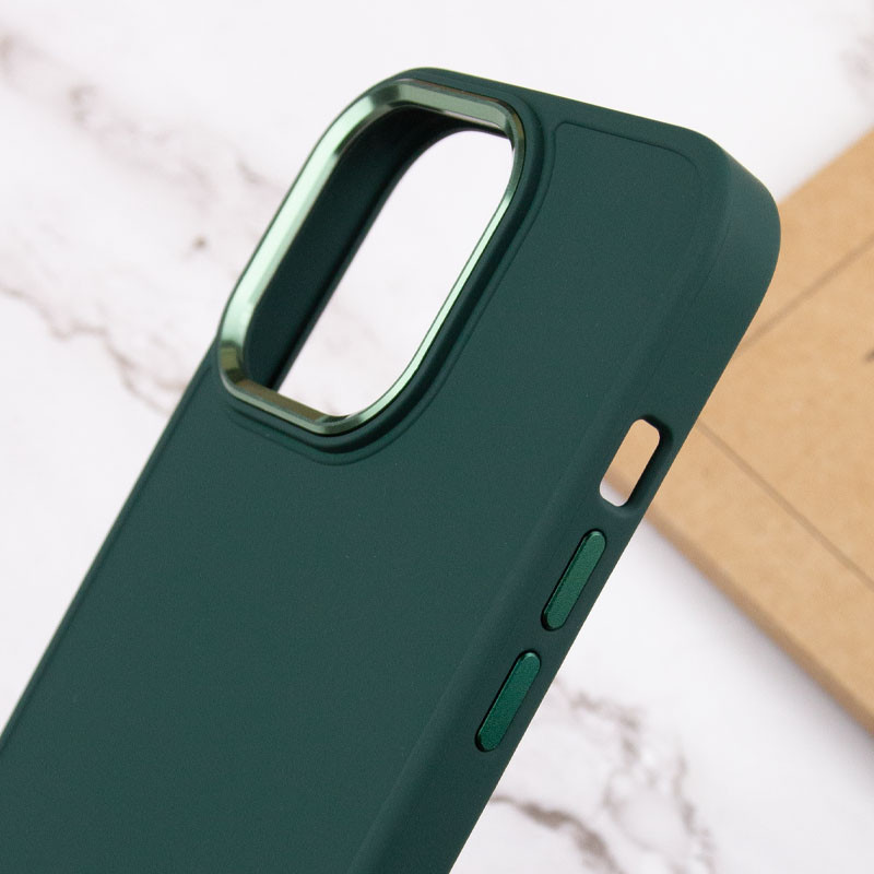 Купити TPU чохол Bonbon Metal Style на Apple iPhone 14 Pro Max (6.7") (Зелений / Pine green) на vchehle.ua