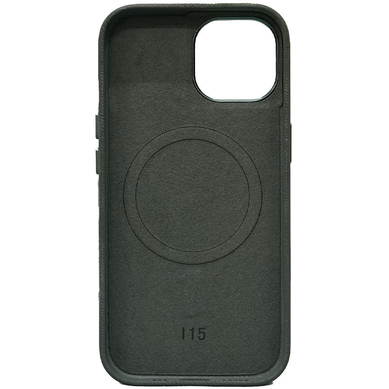 Фото Чохол Denim with Magnetic safe на Apple iPhone 15 (6.1") (Pine needle) в маназині vchehle.ua