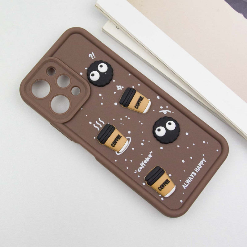 Фото Чехол TPU Toys Case для Xiaomi Redmi 12 (Brown / Always Happy) в магазине vchehle.ua