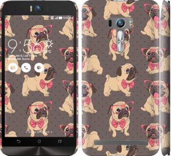 

Чехол мопсики 2 для Asus ZenFone Selfie ZD551KL 731747