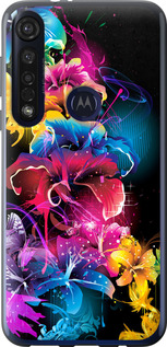 

Чохол Абстрактні квіти на Motorola G8 Plus 1634251