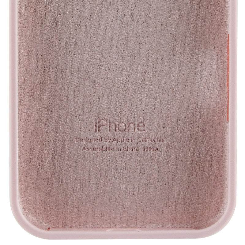 Чохол Silicone Case Full Camera Protective (AA) на Apple iPhone 16e (6.1") (Рожевий / Chalk Pink) в магазині vchehle.ua