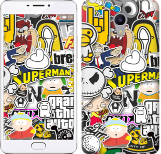 

Чехол Popular logos для Meizu M3 Max 628041