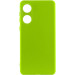 Чохол Silicone Cover Lakshmi Full Camera (A) на Oppo A78 4G (Салатовий / Neon Green)