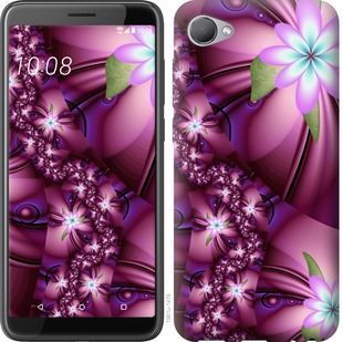 

Чехол Цветочная мозаика для HTC Desire 12 668726