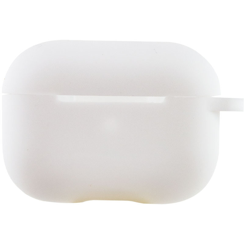 Фото Силиконовый футляр для наушников AirPods Pro (Белый / White) на vchehle.ua