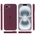 Фото Чохол Silicone Case Full Camera Protective (AA) на Apple iPhone 16e (6.1") (Бордовий / Plum) в маназині vchehle.ua
