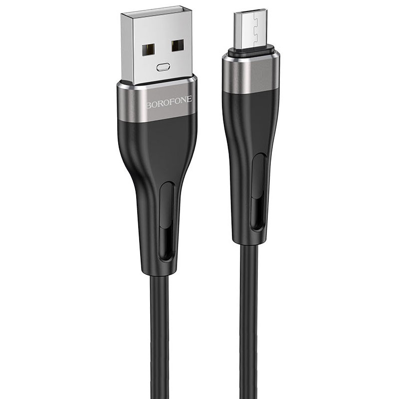 

Дата кабель Borofone BX46 Rush USB to MicroUSB (1m) (Черный) 1373740