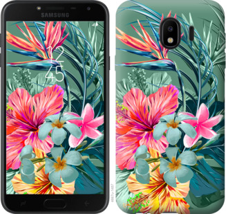 

Чохол Тропічні квіти v1 на Samsung Galaxy J4 2018 844880
