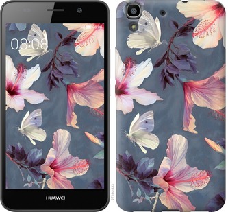 

Чехол Нарисованные цветы для Huawei Honor 7i 702799