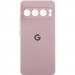 Чехол Silicone Cover Lakshmi Full Camera (AAA) with Logo для Google Pixel 9 Pro XL (Розовый / Pink Sand)