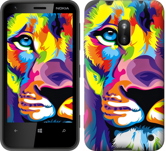 

Чехол Разноцветный лев для Nokia Lumia 620 261757