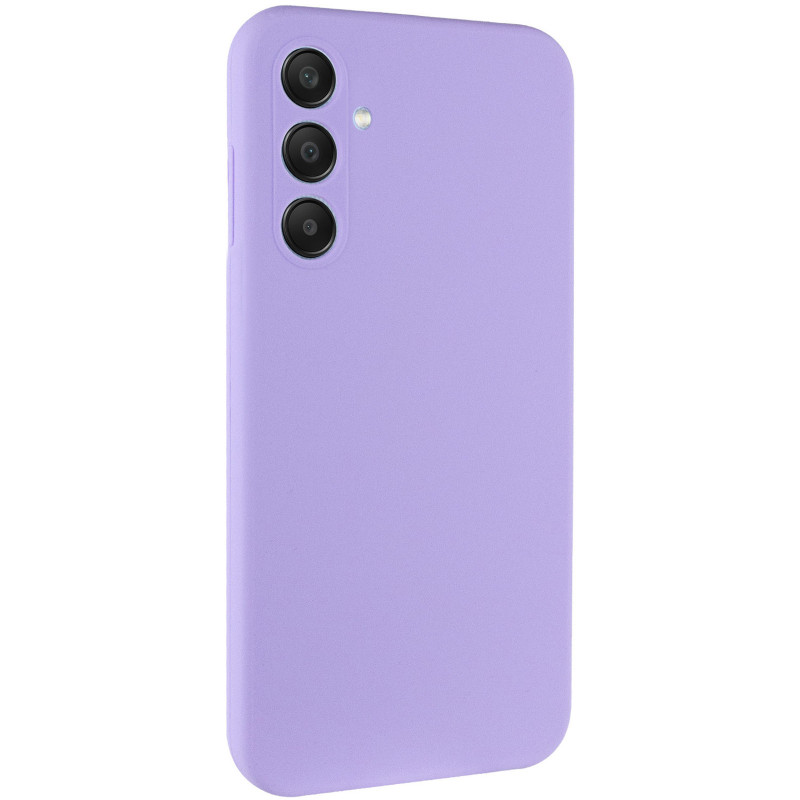 Чохол Silicone Cover Lakshmi Full Camera (AA) на Samsung Galaxy A36 5G (Бузковий / Dasheen)