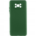 Чохол Silicone Cover Lakshmi Full Camera (AA) на Xiaomi Poco X3 NFC / Poco X3 Pro (Зелений / Dark green)
