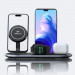 Фото БЗУ Acefast E19 Qi2 desktop 3-in-1 (Black) на vchehle.ua