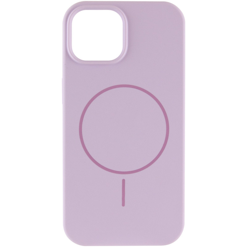 Фото Чехол Silicone Case Full Protective (AA) NO LOGO with Magnetic Safe для Apple iPhone 12 Pro / 12 (6.1") (Сиреневый / Lilac) на vchehle.ua