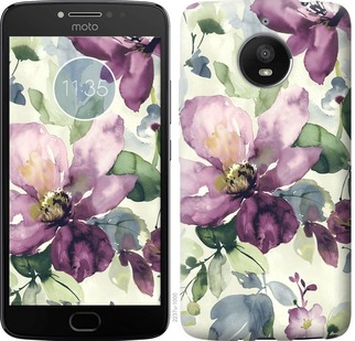 

Чехол Цветы акварелью для Motorola Moto G7 Power 701725