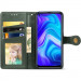 Фото Шкіряний чохол-книжка GETMAN Gallant (PU) для Xiaomi Redmi Note 9 / Redmi 10X (Зелений) в маназині vchehle.ua