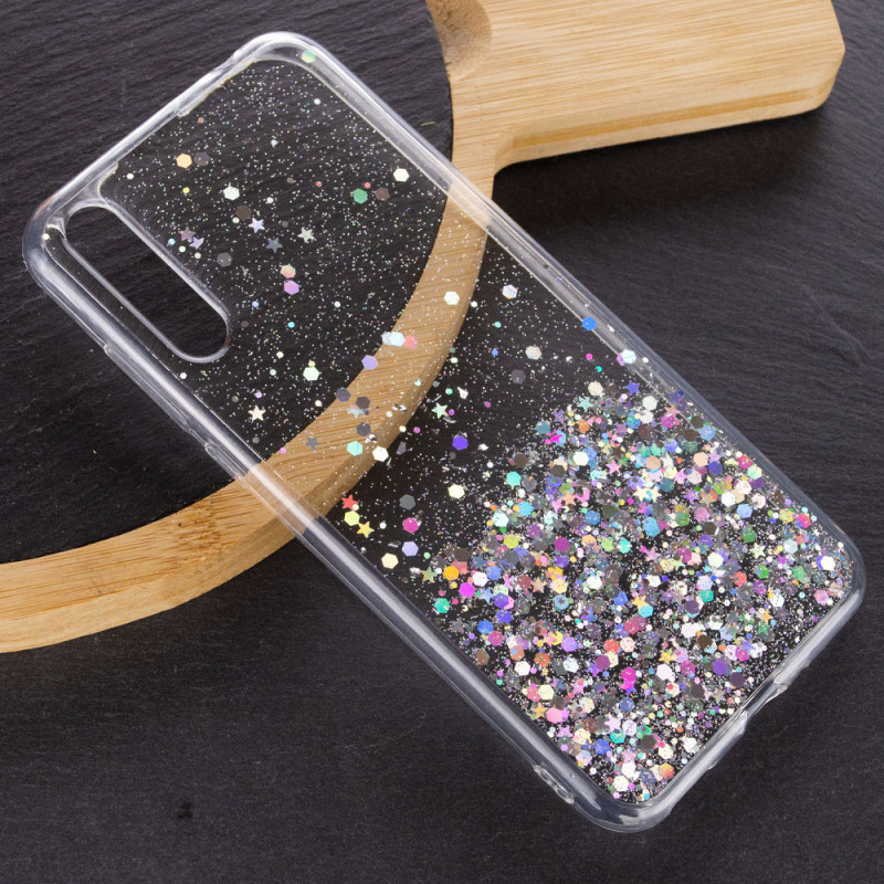 Фото TPU чехол Star Glitter для Huawei Y8p (2020) / P Smart S (Прозрачный) на vchehle.ua