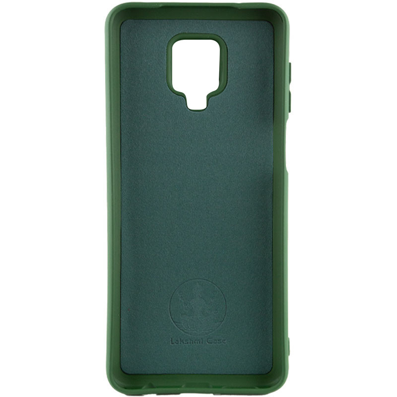 Фото Чехол Silicone Cover Lakshmi (AA) для Xiaomi Redmi Note 9s / Note 9 Pro / Note 9 Pro Max (Зеленый / Dark green) на vchehle.ua