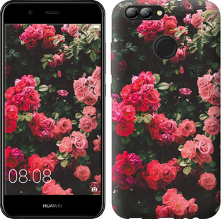 

Чехол Куст с розами для Huawei Nova 2 639392
