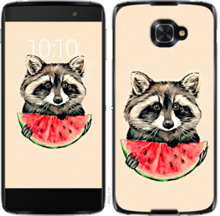 

Чехол Енотик с арбузом для Alcatel idol 4s 800148