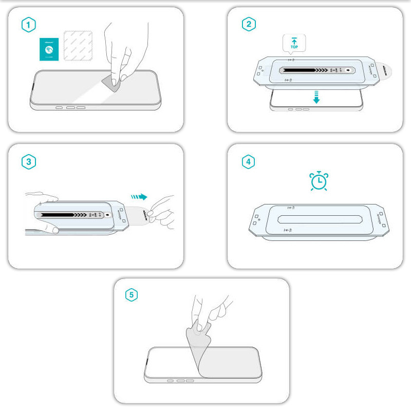 Купить Защитное стекло Nillkin (CP+PRO) для Apple iPhone 17 Pro Max (6.9") (+ аппликатор) (Черный) на vchehle.ua