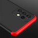 Фото Пластиковая накладка GKK LikGus 360 градусов (opp) для Samsung Galaxy A72 4G / A72 5G (Черный / Красный) на vchehle.ua