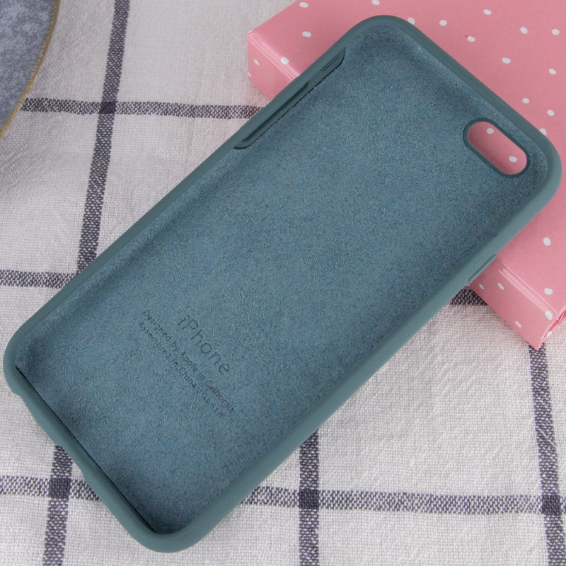 Фото Чохол Silicone Case Full Protective (AA) на Apple iPhone 6/6s (4.7") (Зелений / Pine green) в маназині vchehle.ua