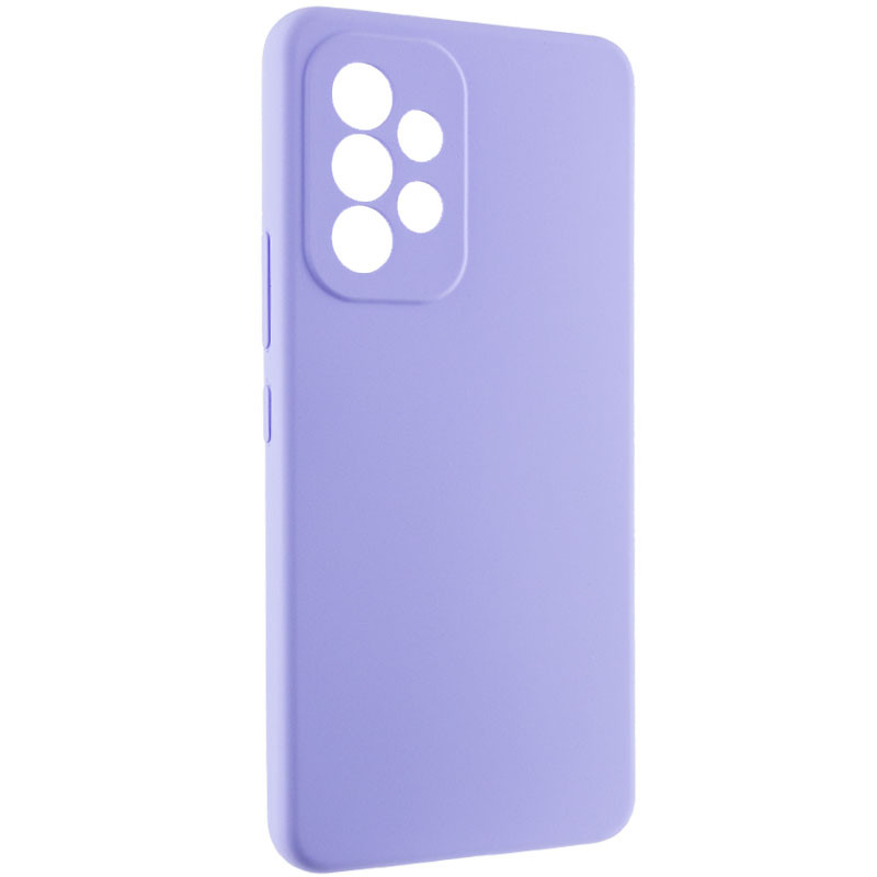 Фото Чехол Silicone Cover Lakshmi Full Camera (AAA) для Samsung Galaxy A33 5G (Сиреневый / Dasheen) на vchehle.ua