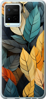 

Чехол Кольорове листя для Vivo Y21s 1629444