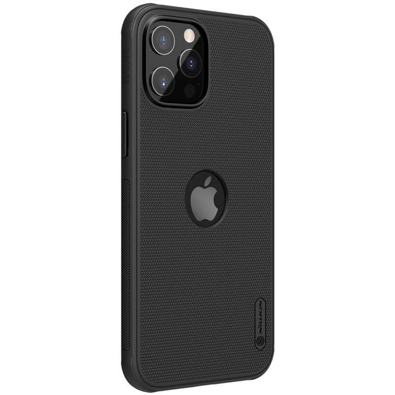 Чохол Nillkin Matte Pro з лого на Apple iPhone 12 Pro Max (6.7") (Чорний) в магазині vchehle.ua