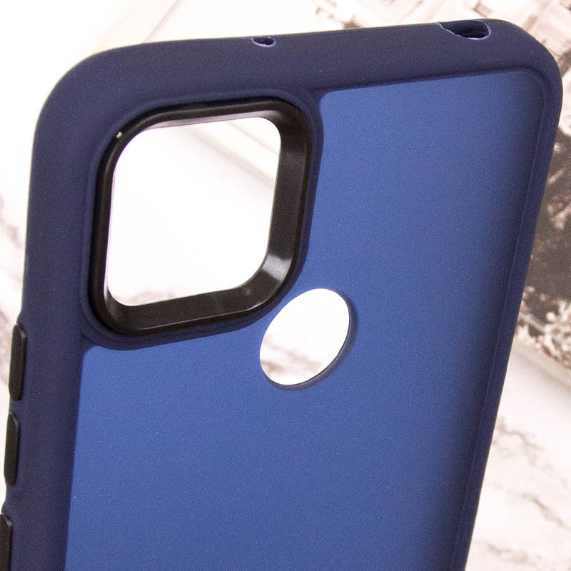 Купить Чехол TPU+PC Lyon Frosted для Xiaomi Redmi 9C (Navy Blue) на vchehle.ua