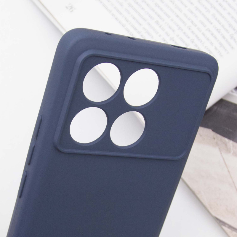 Купить Чехол Silicone Cover Lakshmi Full Camera (A) для Xiaomi Poco X6 Pro (Синий / Navy Blue) на vchehle.ua