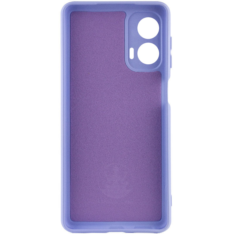 Фото Чохол Silicone Cover Lakshmi Full Camera (AA) на Motorola Moto G24 (Бузковий / Dasheen) на vchehle.ua