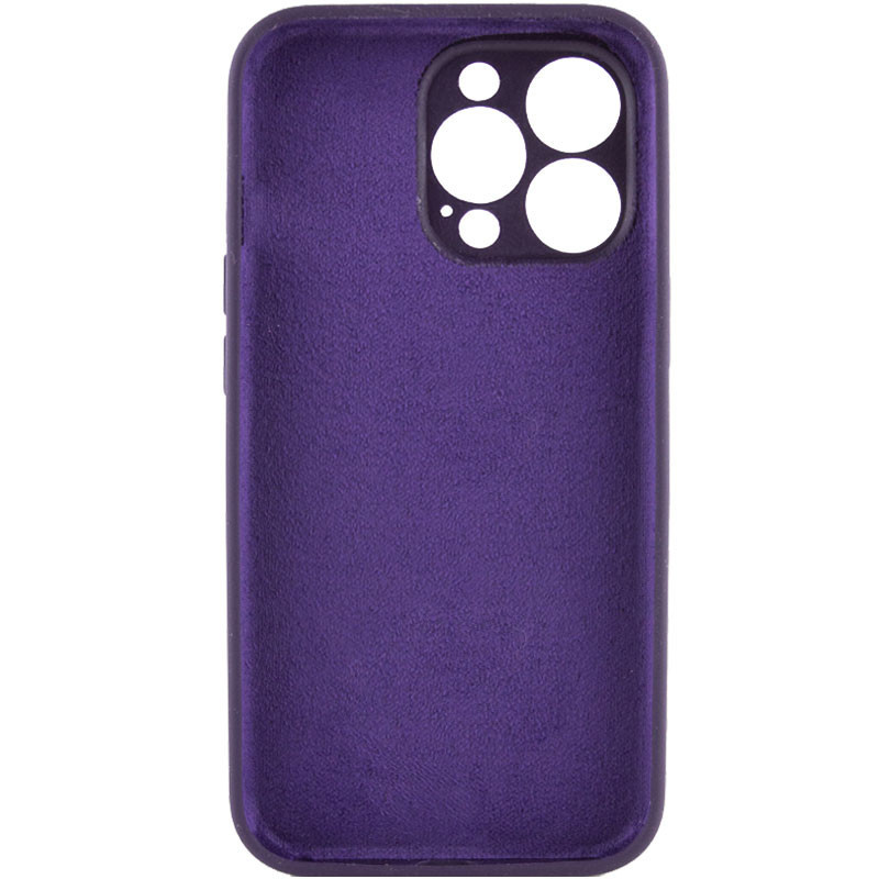 Чохол Silicone Case Full Camera Protective (AA) NO LOGO на Apple iPhone 15 Pro Max (6.7") (Фіолетовий / Elderberry) в магазині vchehle.ua