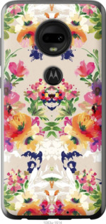 

Чехол Цветочный узор для Motorola Moto G7 Plus 1389788