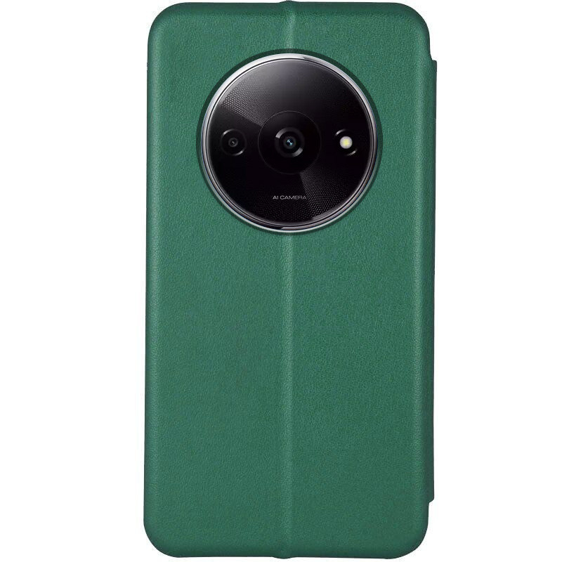 Фото Кожаный чехол-книжка Classy для Xiaomi Redmi A3 (Зеленый) на vchehle.ua